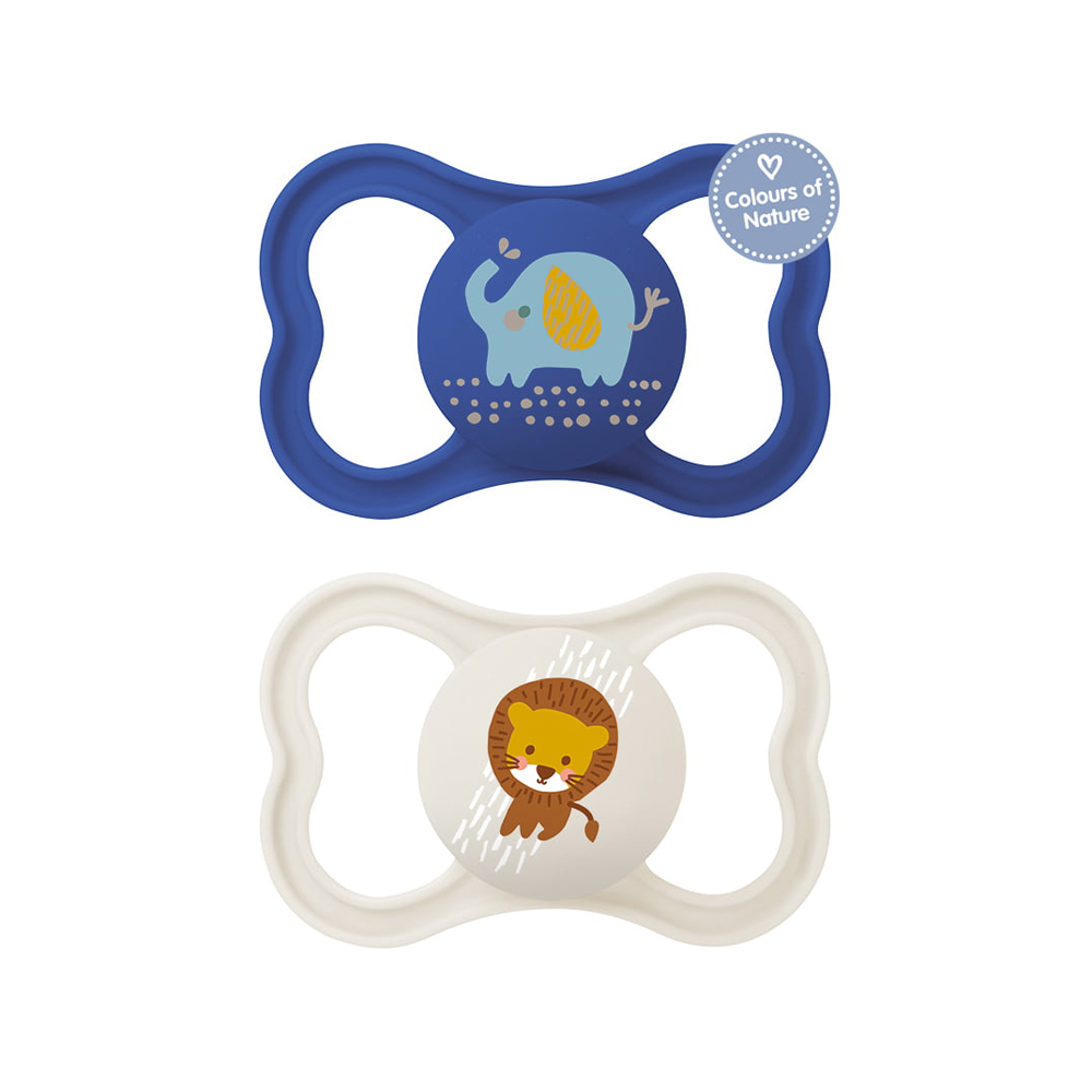MAM - AIR Πιπίλα Σιλικόνης 6-16m (αγόρι) - 2τεμ.